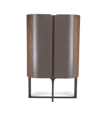 Wandkast Sakura 010 - 100x50x160 Walnoot Poot Bronze