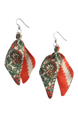 SIDEWALK SALE ITEM - Keva Silk Earring - Holly & Ivy