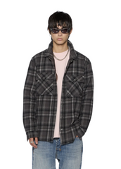 KSUBI Snakebite Shirt - Charcoal Check