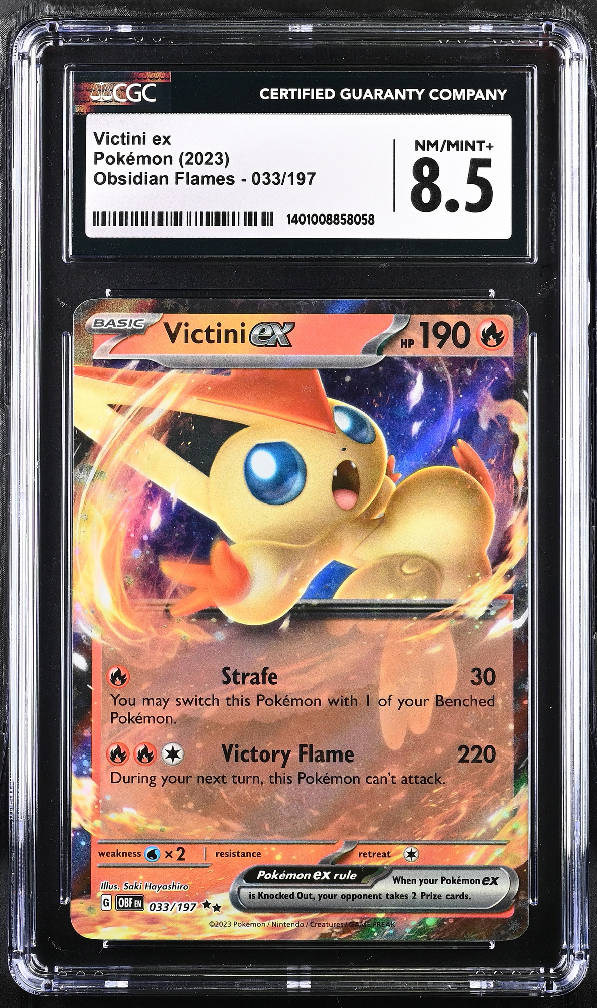 Pokémon Victini ex 033/197 Obsidian Flames - OBF EN | English