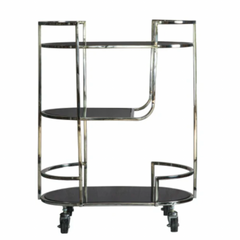 Beauchamp Drinks Trolley Silver