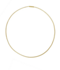 Collana in Oro 18KT Elastique, Modello Tubolare N.2 Giordini
