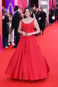 Selena Gomez in Red Dress at 'Emilia Perez' London Film Fest Premiere