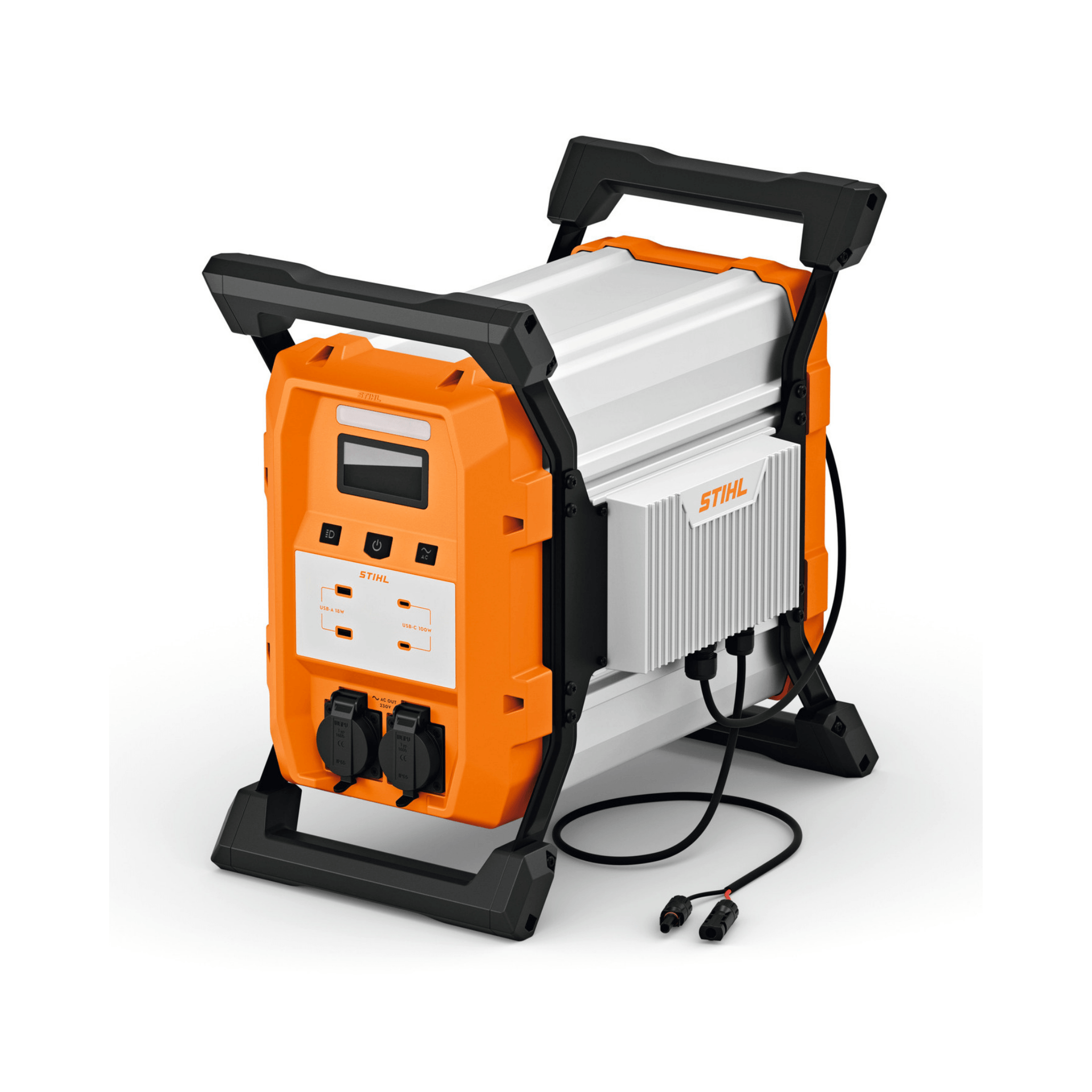 STIHL PS 2000 Portable Power Supply, front view showing control panel and sockets.