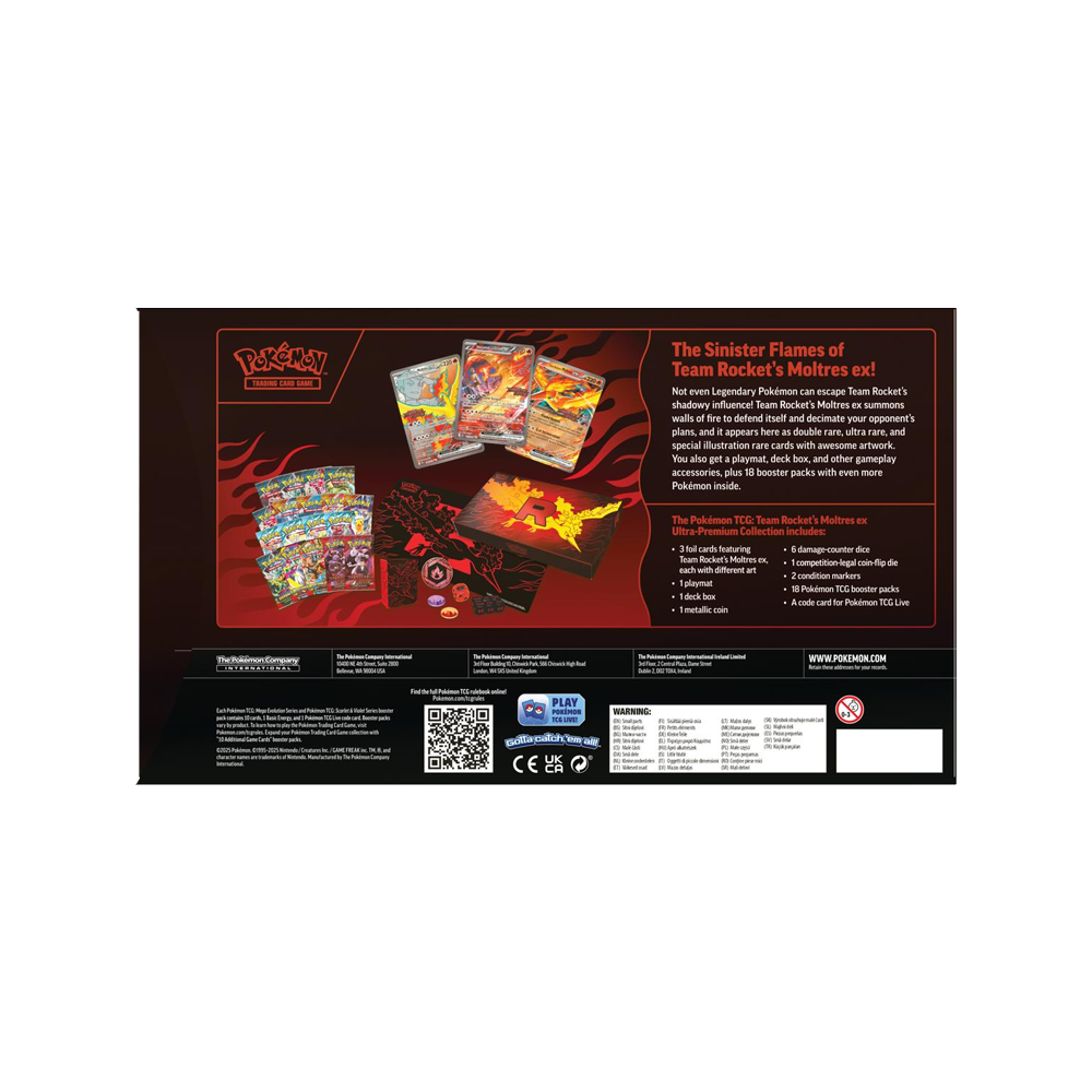Pokémon Team Rocket's Moltres EX Ultra Premium Collection