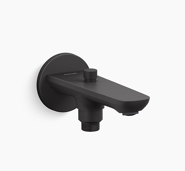ALEO-BATH SPOUT W/DIVERTER - KOHLER PREMIUM -  ( MATT BLACK - PREMIUM - 0x15 mm - 0inchX0.5inch )