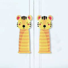 Playful Safari Tiger Children's  Wooden Cupboard / Drawer Handles for Kids