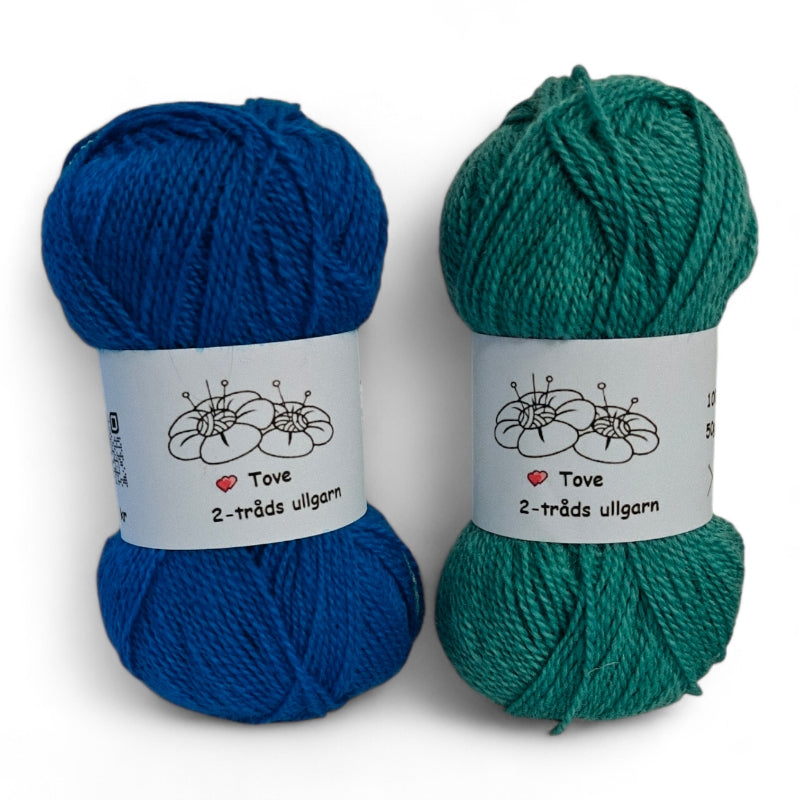 Ullgarn Tove 2-trådigt – 100% ull 50g | Sandnes Garn