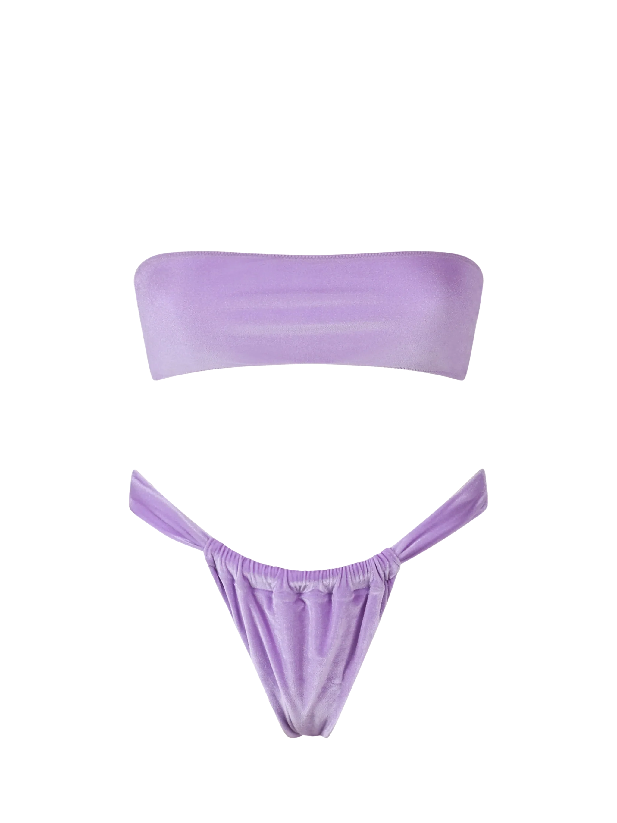 Woman chenille bandeau bikini Rebby Noelle - MC2 Saint Barth