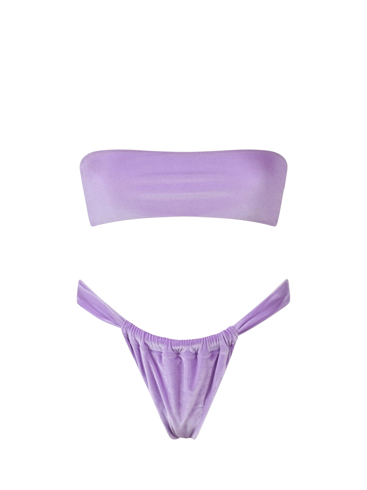 Woman chenille bandeau bikini Rebby Noelle - MC2 Saint Barth
