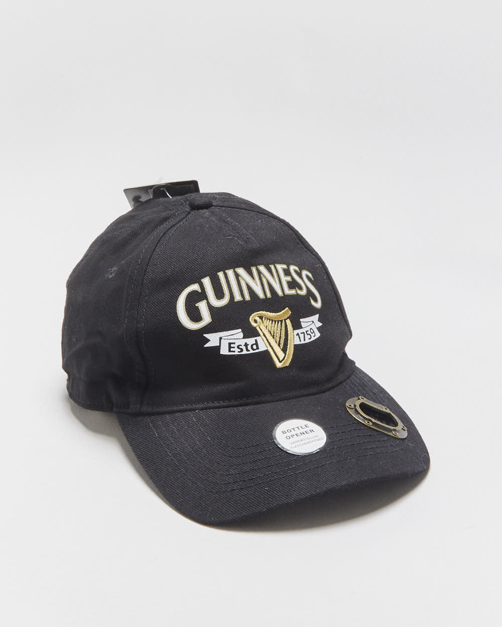 DSWT Guinness Bottle Opener Canvas Harp Baseball Cap - OS