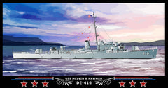 USS Melvin R Nawman DE-416 Art Print