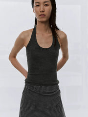 Striped Strappy Tank Tops