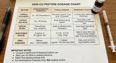 GHK-CU Peptide Dosage Chart: Complete Reference Tables for Every Protocol