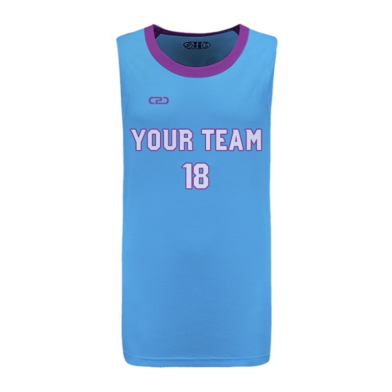 Custom VICE Icon HP Split Basketball Singlet Front View