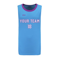 Custom VICE Icon HP Split Basketball Singlet Front View