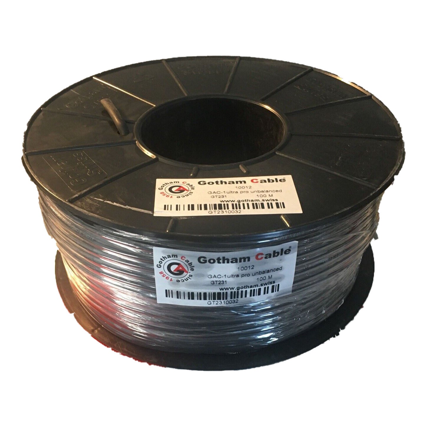Cable micrófono GOTHAM balanceado rollo metro GAC-2 10405