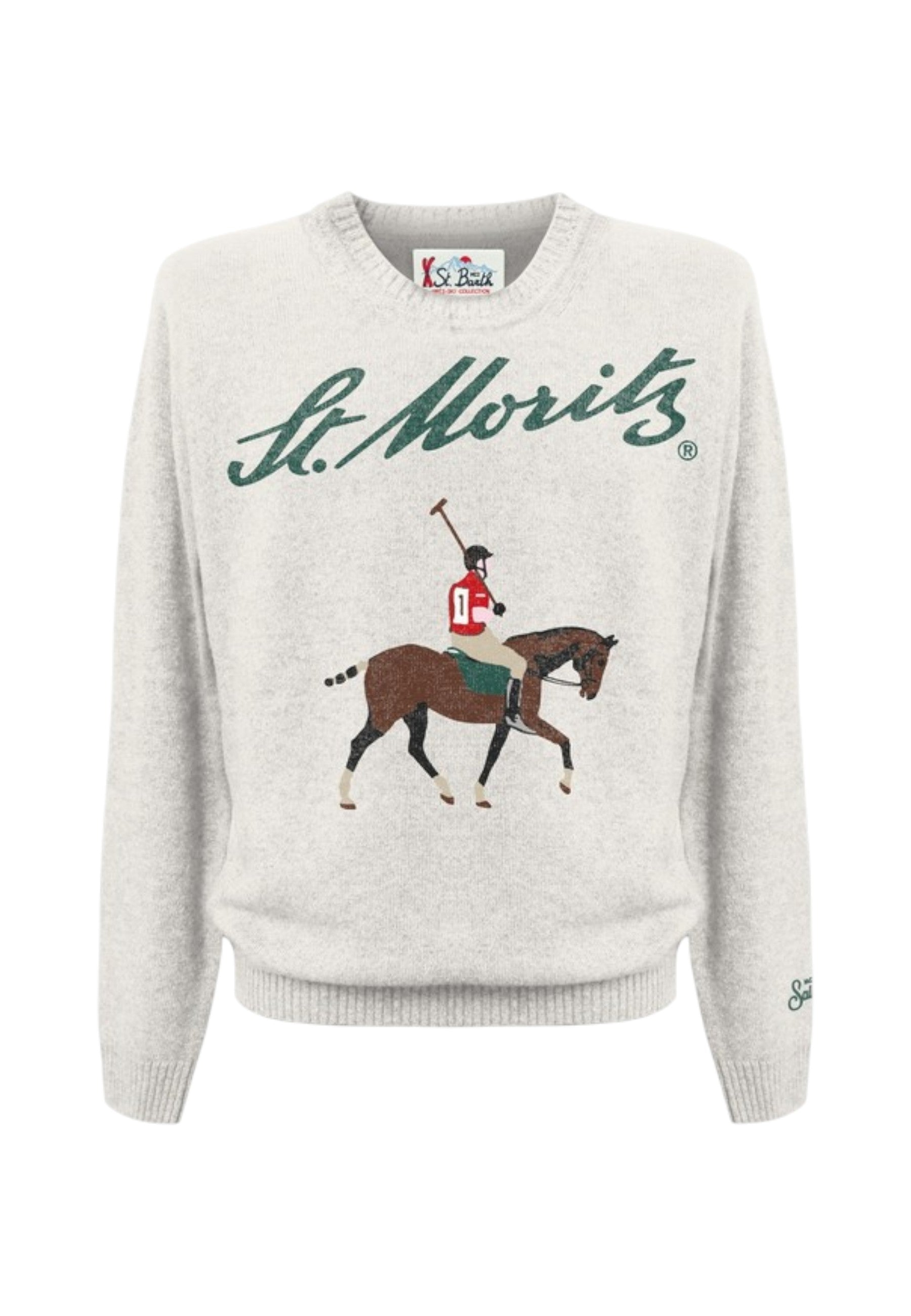 Maglione A Girocollo Uomo Mc2 Saint Barth Moritz Polo Heron HER0001