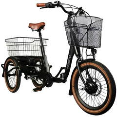 Van Rixtel Swing Compact Fold – Zwart/Bruin – 468Wh – Elektrische Driewieler - AE-trading