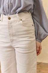 Femme Jean Solange Off White