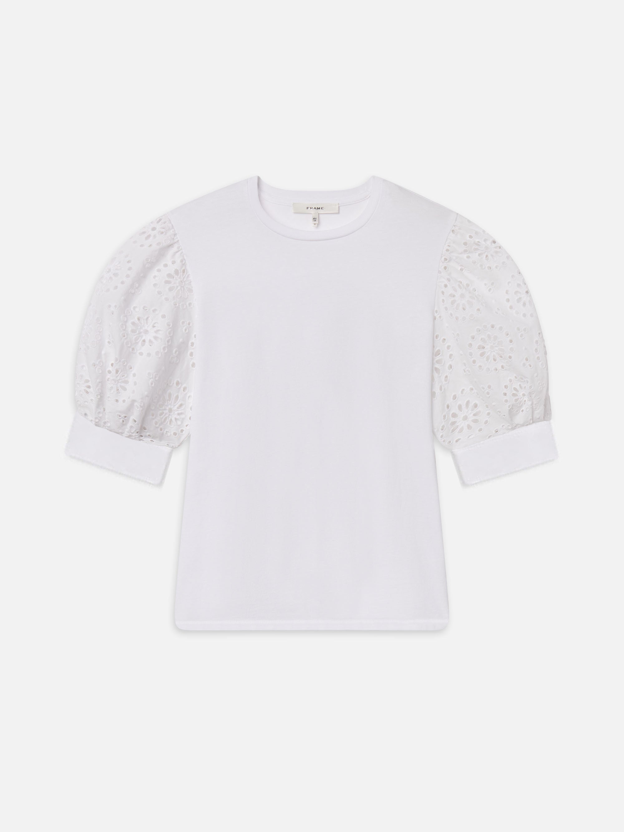 FRAME - The Solstice Eyelet Tee