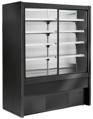 Wandkühlregal CMX120 mit Schiebetüren - 120cm breit