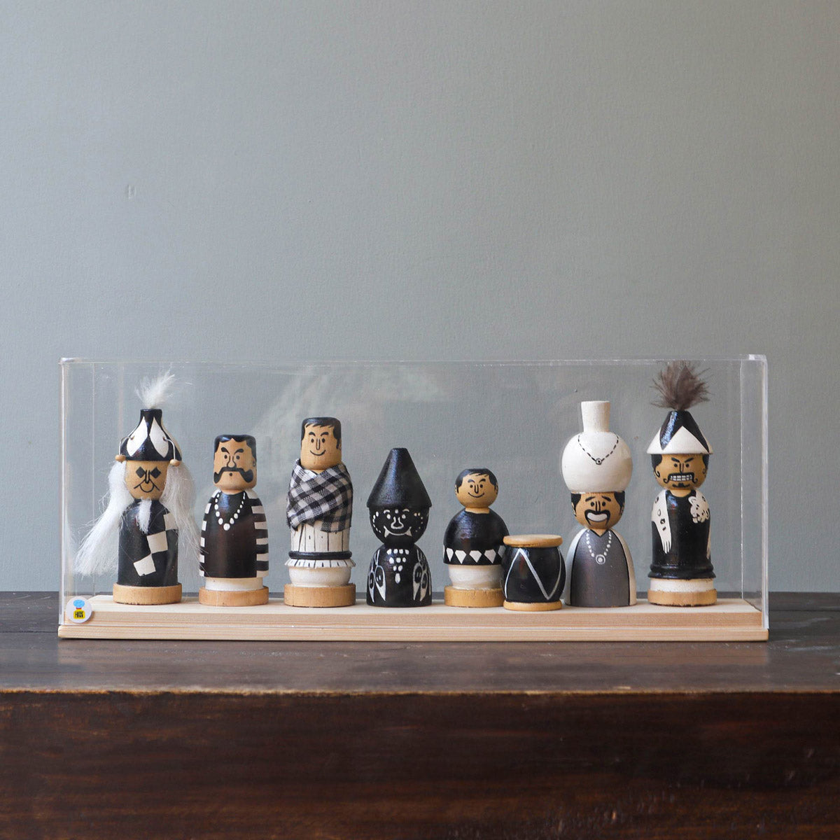 Mini Set (Set of 8 wooden figures inspired from the stories of Satyajit Ray)