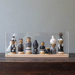 Mini Set (Set of 8 wooden figures inspired from the stories of Satyajit Ray)