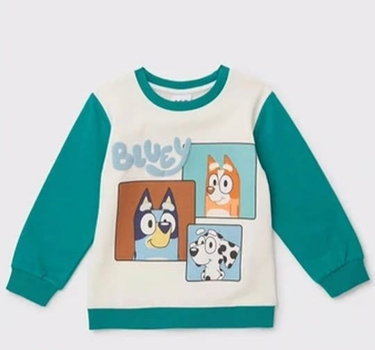 Matalan Bluey Sweatshirt (Winter) (Fleece lined)