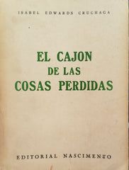 El cajón de las cosas perdidas  con firma de la Autora
