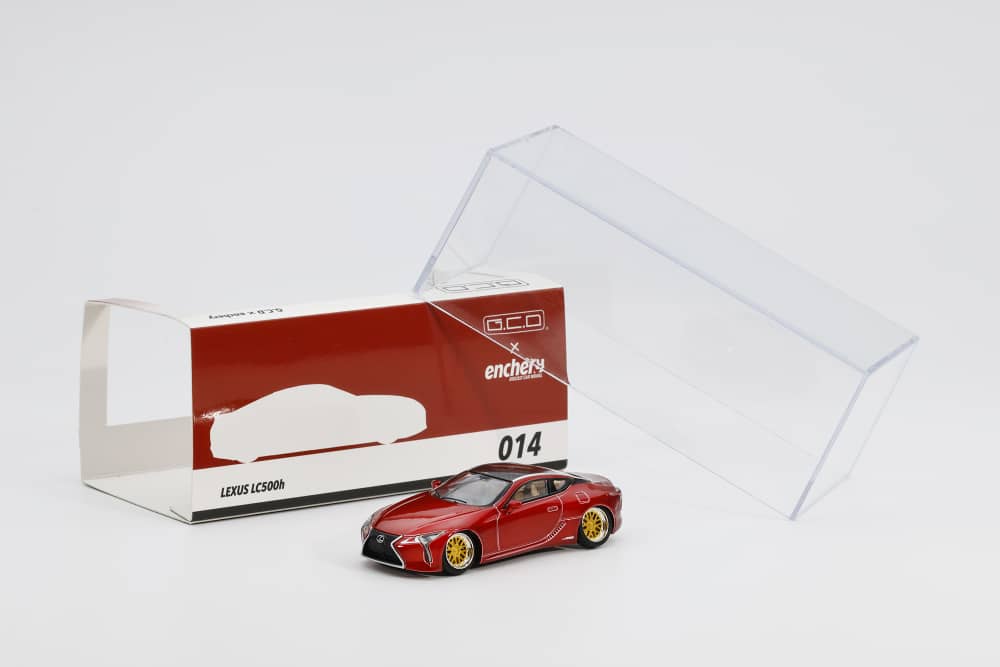 1/64 Enchery 14 Lexus LC500h Stance Red