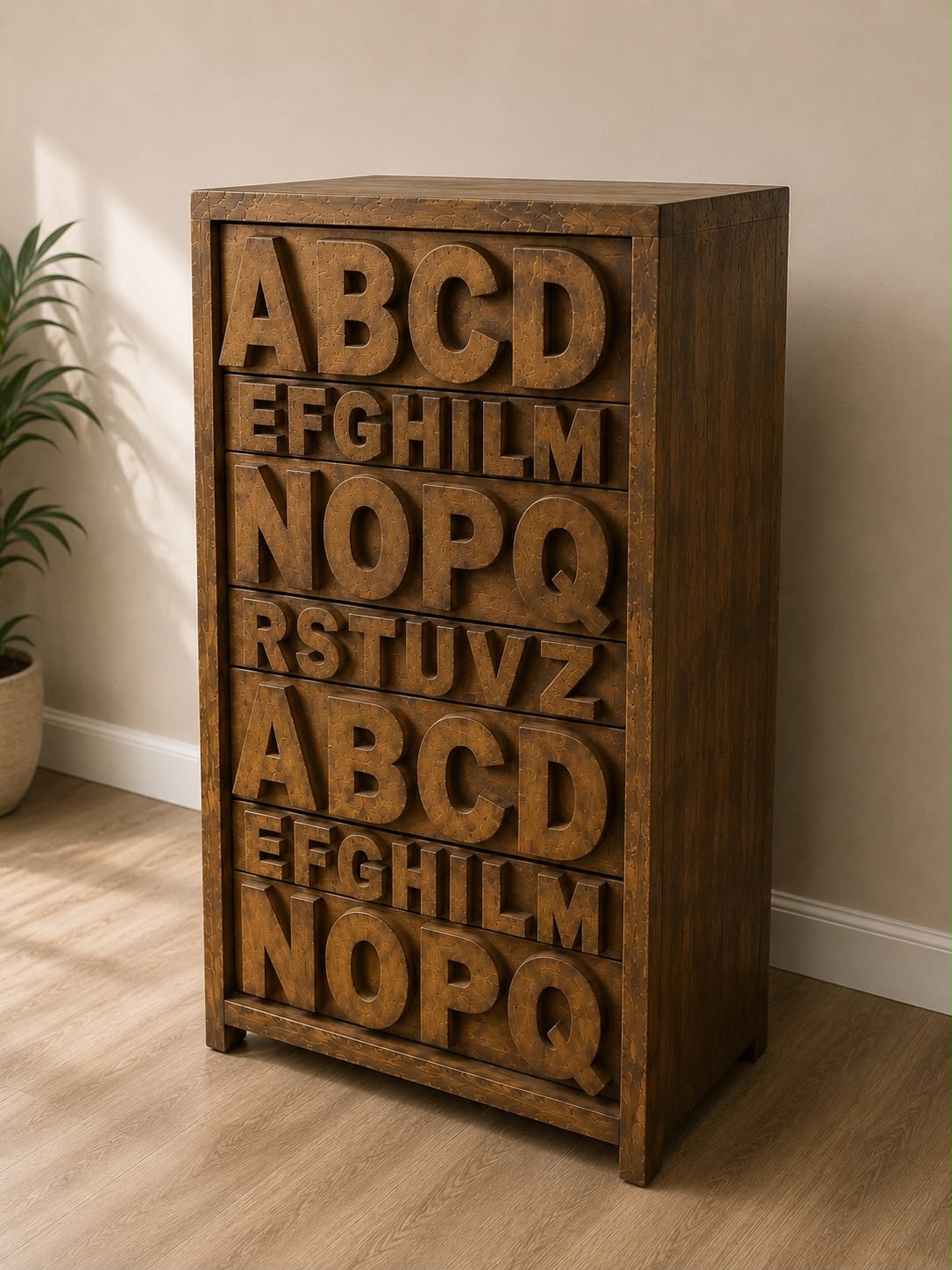 Alphabet Chest of Drawers