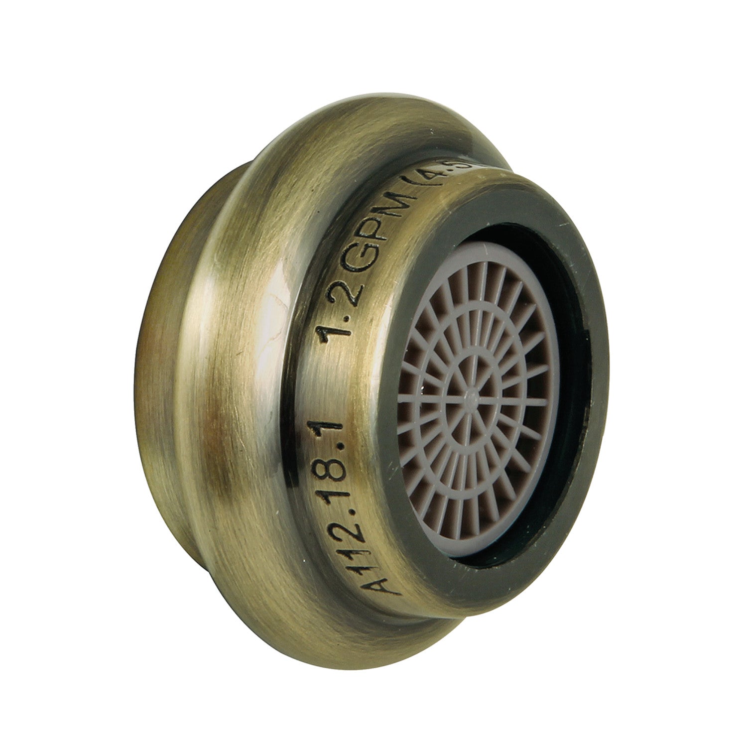 Kingston Cal Green Z12KBSA1793 Cal Green 1.2 GPM Female Aerator, Antique Brass