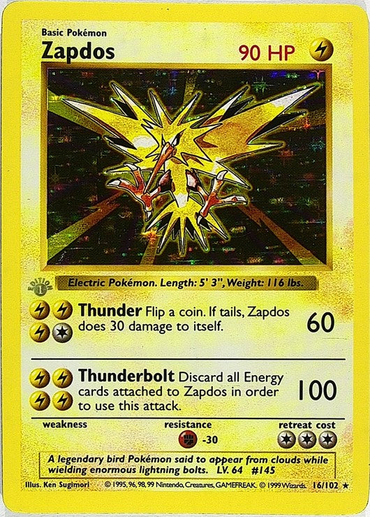Altered Card Alert: Gray Stamp Zapdos
