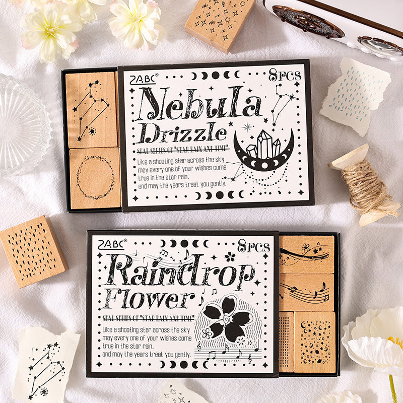 Star Rain Flowing Years Series stamp set