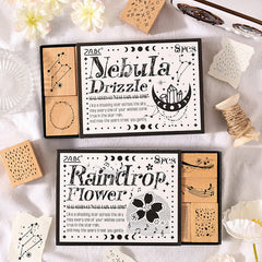 Star Rain Flowing Years Series stamp set