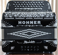 Hohner Anacleto Rey Del Norte Black and Silver