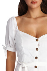Button Like You Midi Dress