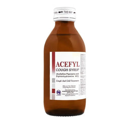Acefyl Cough Syrup 120ml — Acefylline Piperazine & Diphenhydramine – Available in Pakistan