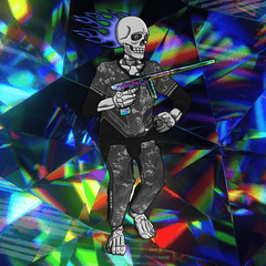 Adrenaline Skully NFT - Prism in Hyperball with Ring - Adrenaline