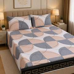 Cozify Pure Cotton Bed Sheet - King - CPB 034