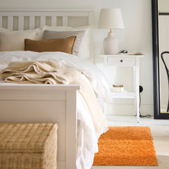 ÄRENDE rug, high pile, orange, 30 mmx80 cm
