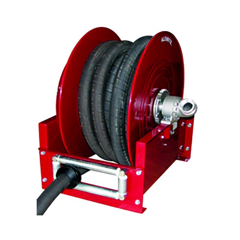 Alemite 15m x 1-1/2" Spring Rewind Fuel Hose Reel 8082-G - AIMS Industrial Supplies