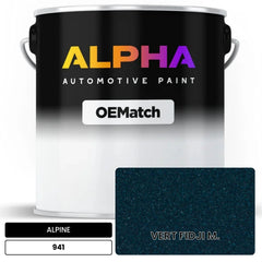 ALPINE VERT FIDJI M. 941 OEMatch Basecoat