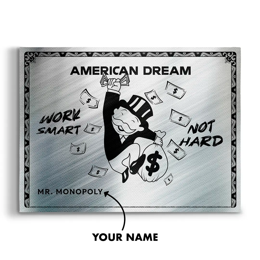 Personalizowany American Dream - Monopoly | Obraz