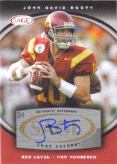 Autographed Football Cards John David Booty Autographed Football Card