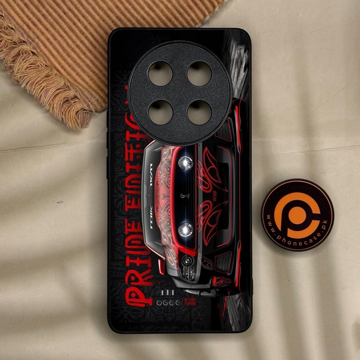 Honor X9c Smart - Cobra X Racing Car - Premium Metal Printed Soft Bumper Shock Proof Case