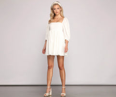 Sweet Style Babydoll Dress