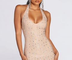 Kim Rise And Slay Halter Mini Dress