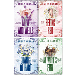 Wells Ranch Series by Bailey Hannah 4 Books Collection Set - Fiction - Paperback